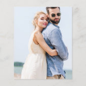 Budget Modernes Foto 5 Vertikale Hochzeit Flyer (Hinten)