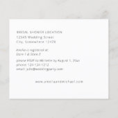 Budget Modernes Foto Brautparty (Rückseite)