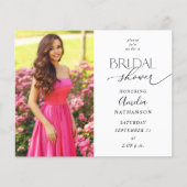 Budget Modernes Foto Brautparty (Vorderseite)