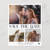 Budget Modernes Foto einfache Hochzeit sparen das (Vorderseite)