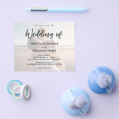 Budget Modernes Foto Horizontal 2 Wedding Flyer (Einzeln)