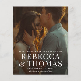 Budget Modernes Foto-Overlay-Hochzeit speichern Si