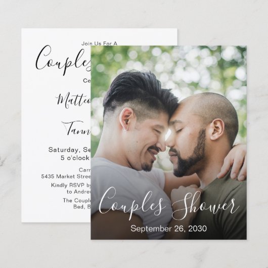 Budget Modernes Foto Script LGBTQ Paare Dusche (Vorne/Hinten)