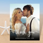 Budget Modernes Foto Skript Hochzeit Vielen Dank F Flyer
