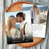 Budget Modernes Foto Skript Hochzeit Vielen Dank F Flyer