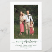 BUDGET Modernes fröhliches Weihnachtsfest Foto (Vorderseite)