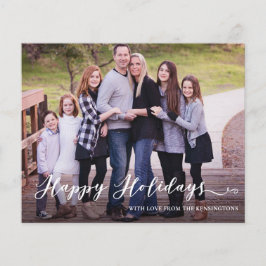 Budget Modernes Happy Holidays Handgeschriebenes F