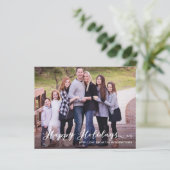 Budget Modernes Happy Holidays Handgeschriebenes F (Stehend Vorderseite)