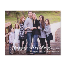 Budget Modernes Happy Holidays Handgeschriebenes F