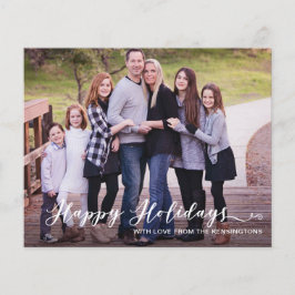 Budget Modernes Happy Holidays Handgeschriebenes F