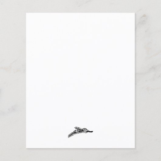 Budget Modernes Minimal 9 Square Holiday Foto (Rückseite)