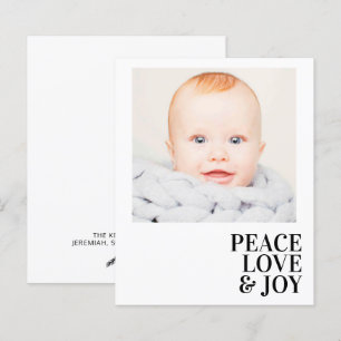Budget Modernes Minimal Peace Love Joy Urlaub Foto