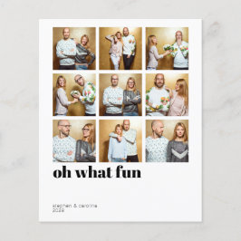 Budget Modernes minimales Collage Holiday Foto