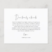 Budget Modernes Minimalistisches Foto Danke Karte (Hinten)