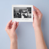 Budget Modernes Minimalistisches Foto Danke Karte (Gruppe)