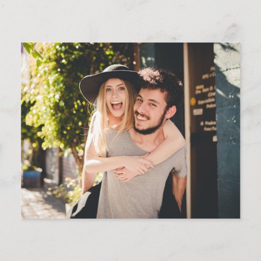 Budget Modernes Minimalistisches Zwei-Foto-Einfach (Rückseite)