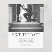 Budget Modernes Minimalistisches Zwei-Foto-Einfach (Vorderseite)