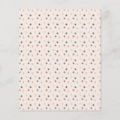 Budget Modernes Pastel & Gold Tree Weihnachtsfest  (Rückseite)