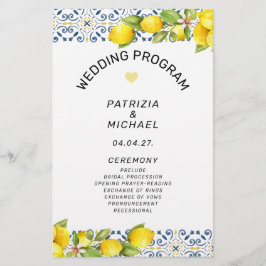 Budget Modernes Programm für Hochzeiten im Mittelm Flyer