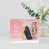 Budget Modernes Rosa- und Gold-Foto (Stehend Vorderseite)