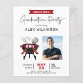 BUDGET Modernes Rotes Skript Foto GRAD GRILLEN Ein (Vorderseite)