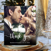 Budget Modernes Script Foto Hochzeit Vielen Dank F Flyer