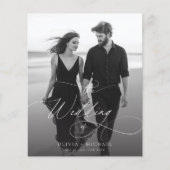 Budget Modernes Script Sunset Foto Hochzeiten Einl (Vorderseite)