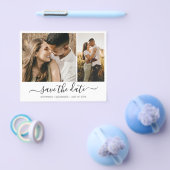 Budget Modernes Typografie-Foto Save the Date Flyer (Einzeln)