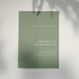 Budget Modernes und elegantes Design Poster