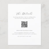 Budget Monogram QR Code 3 Foto Collage Wedding (Rückseite)