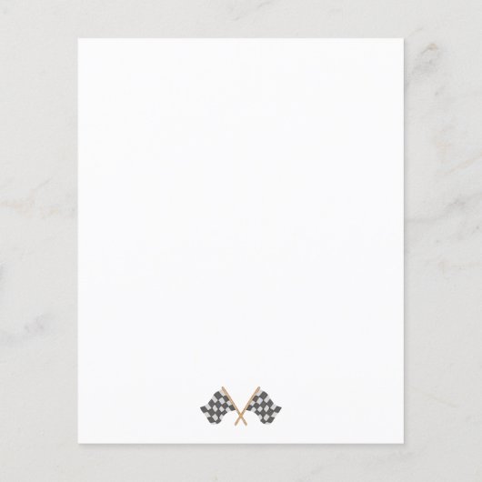 Budget Monster Truck Bash Race Flags Kindergeburts (Rückseite)