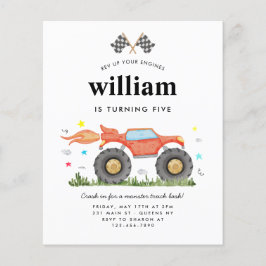 Budget Monster Truck Bash Race Flags Kindergeburts