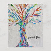 Budget Mosaik Tree Danke Karte (Vorderseite)