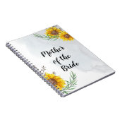 BUDGET Mother Bride Groom Hochzeit Geschenke Sonne Notizblock (Rechte Seite)