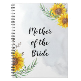 BUDGET Mother Bride Groom Hochzeit Geschenke Sonne Notizblock