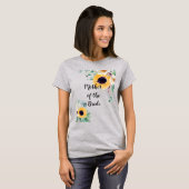 BUDGET Mother Bride Groom Hochzeit Geschenke Sonne T-Shirt (Vorne ganz)