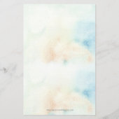 Budget Mountains Lake Bridal Dusche Einladung (Rückseite)