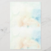 Budget Mountains Lake Probe Dinner Einladung (Rückseite)