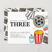 Budget Movie Night Cinema Party Geburtstag Kind (Vorne/Hinten)