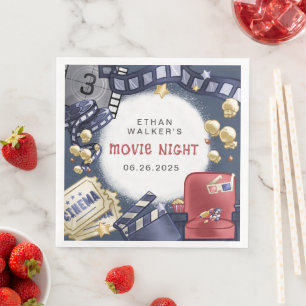 Budget Movie Night Kindergeburtstag Serviette