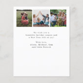 Budget Multi 6 Foto Frohe Weihnachtskarte (Rückseite)