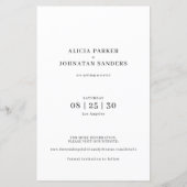 Budget Multi-Foto Collage Save the Date Hochzeit (Rückseite)