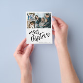 Budget Multi Foto Frohe Weihnachtskarte Flyer (Gruppe)
