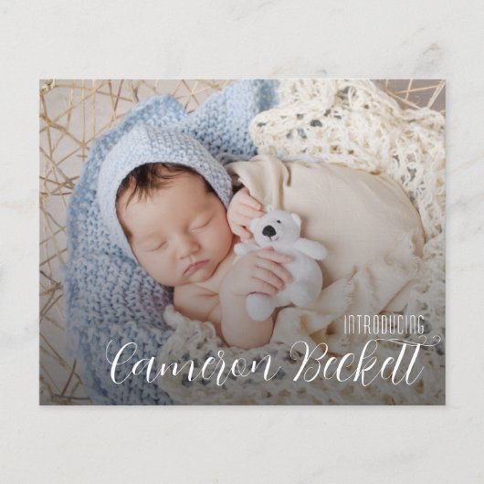 Budget Multiple Foto Collage Geburtserklärung Ankü (Vorderseite)