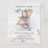 Budget nach dem Party Foto Hochzeit Empfang Flyer (Vorne)