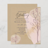 BUDGET Natural Earth Rustikale Hochzeit im Herbst (Vorne/Hinten)