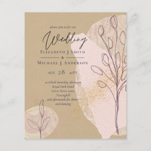 BUDGET Natural Earth Rustikale Hochzeit im Herbst Flyer