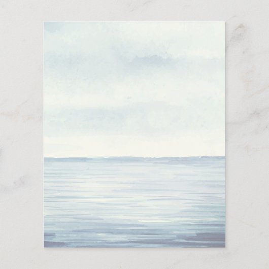 Budget Nautical Anchor Monogram Wedite Einladung (Rückseite)