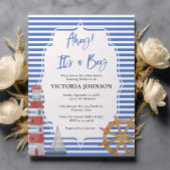 Budget Nautical Blue Die Kinderdusche lädt ein