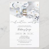 Budget - Nautical Fantasy Baby Shower Einladung (Vorderseite)